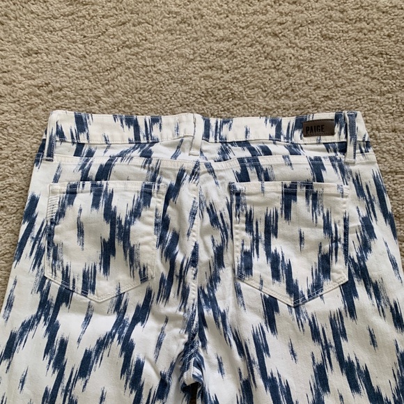 Paige Jeans Verdugo Ultra Skinny Ikat Print Size 32 - Picture 4 of 7
